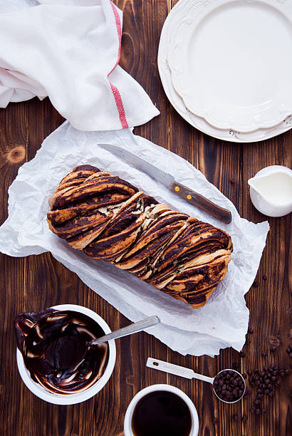 istock Swirl Brioche with chocolate 584861592