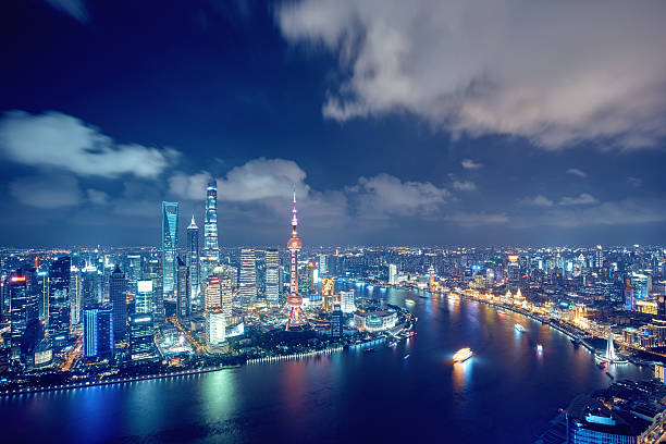 istock Aerial view of Shanghai 584863420