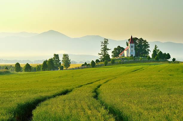 krajobraz w regionie słowacki turiec - slovakia ancient past architecture zdjęcia i obrazy z banku zdjęć