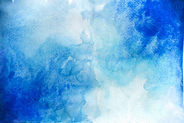 Blank Abstract light watercolor background isolated on white
