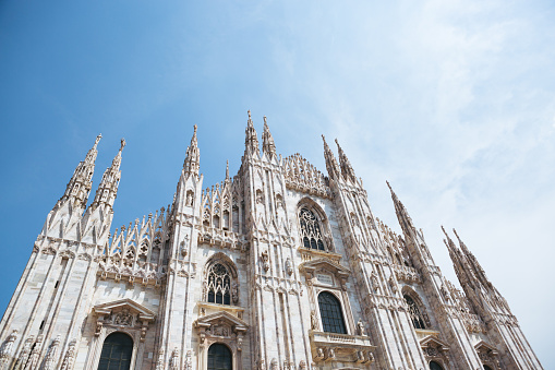 Low Angle View Of Duomo Di Milano.