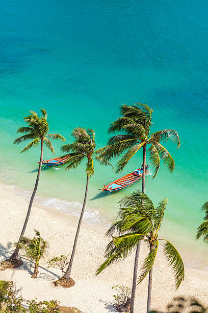 rajská pláž na tropickém ostrově. ang thong národní námořní par - ko samui - stock snímky, obrázky a fotky