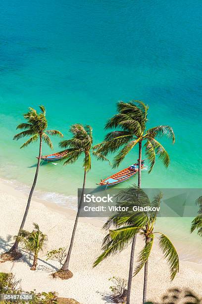 Paradise Beach On Tropical Island Ang Thong National Marine Par Stock Photo - Download Image Now
