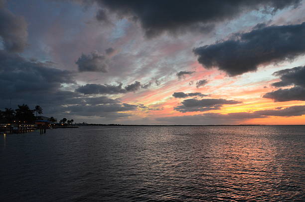 istock Colourful sunset in Florida Keys 584876448