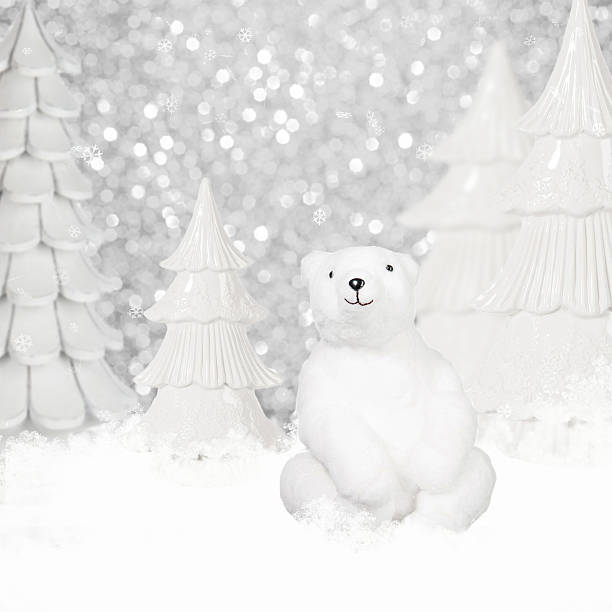 istock Christmas ornaments on snow 584877880