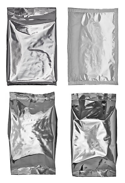 istock silver aluminum bag package food template 584878312