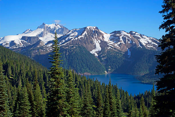 garibaldi lake - whistler britisch kolumbien stock-fotos und bilder