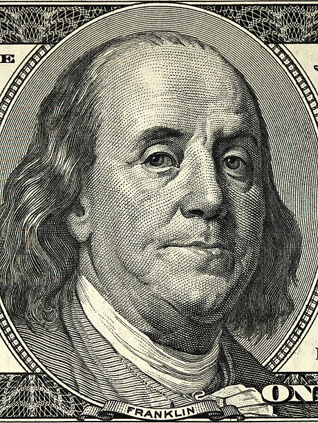 istock Macro shot of a 100 dollar 584881540
