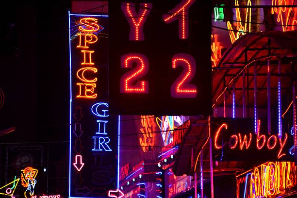 istock Soi Cowboy red lights, Bangkok 584883028