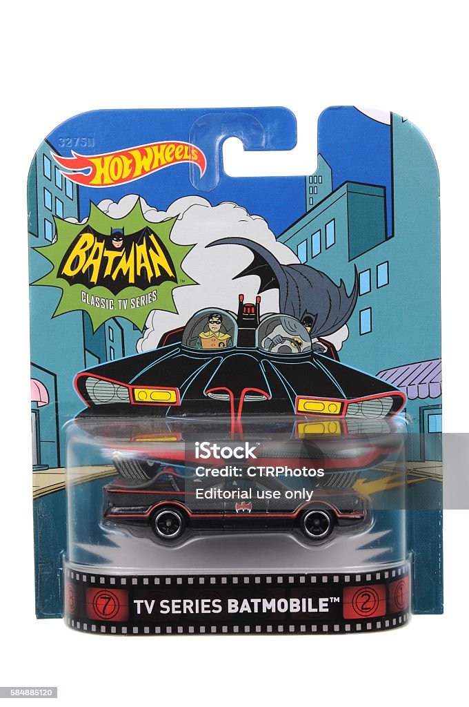 Tv Series Batmobile Hot Wheels Diecast Toy Vehicle Stock Photo - Download  Image Now - Batman - Television Show, 2015, Batmobile - iStock