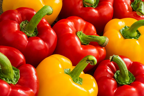 istock Red And Yellow Paprika Close Up. 584891992