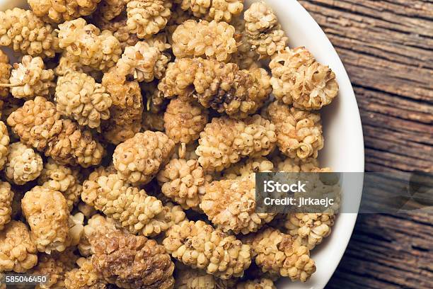 Dried Mulberry Stock Photo - Download Image Now - Dessert - Sweet Food, Dieting, Directly Above