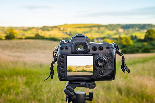 istock Photographing A Beautiful Rolling Landscape In The Cotswolds, England 585047080