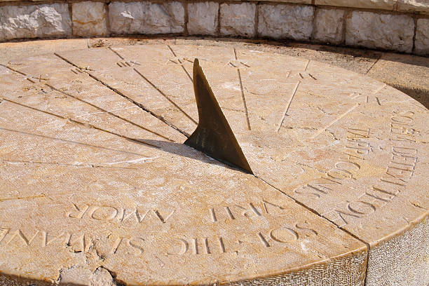 istock Ancient Roman sundial. 585050528