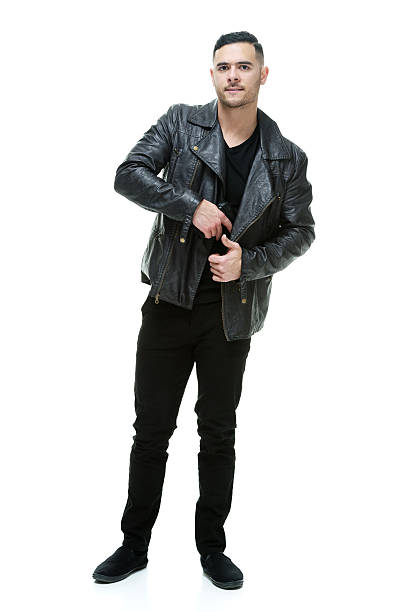istock Casual man in action with gun 585051366