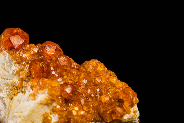 istock Orange Spessartine Crystal 585055076