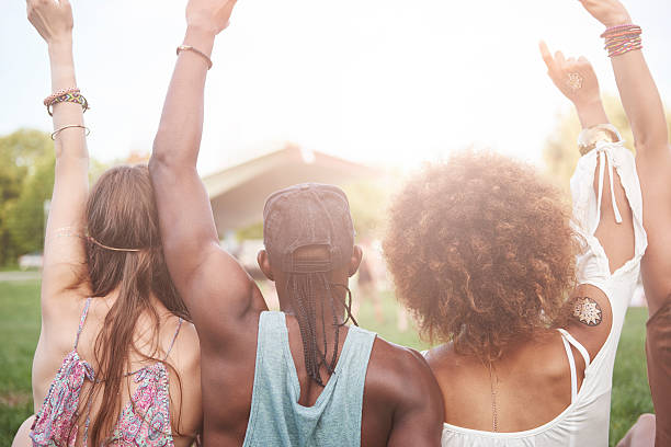 istock Friends going on a festival 585056470