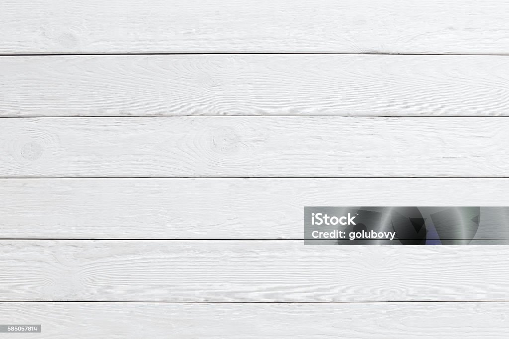 Fondo de tablones de madera blanca. horizontal - Foto de stock de De ascendencia europea libre de derechos