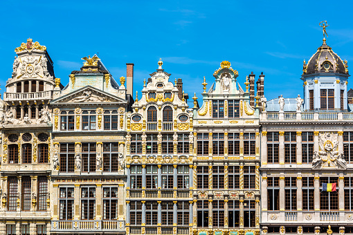 Guild houses in Brussels.