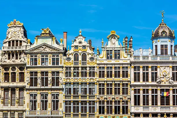 Guild houses in Brussels.