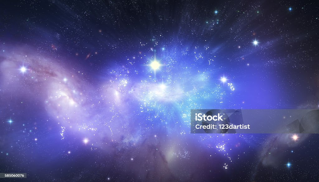 Beautiful universe background Outer Space Stock Photo