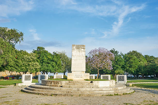 istock Monument for the union of Corfu with Greece 585060722