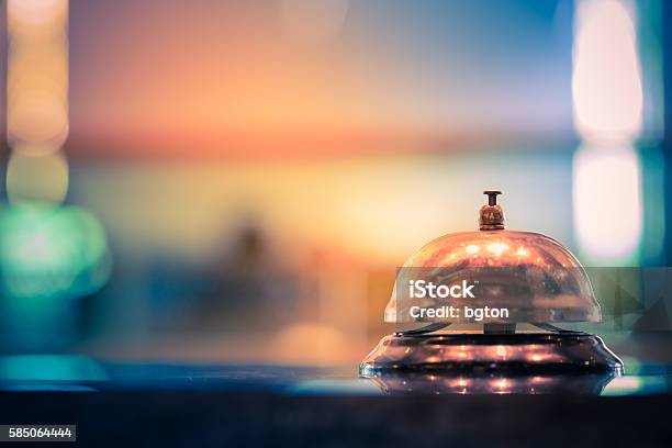 Service Of Bell Stock Photo - Download Image Now - Hotel, Concierge, Hotel Reception