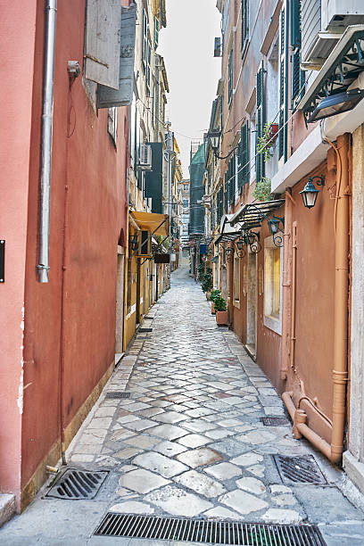 istock Street on Corfu, Greece 585067338