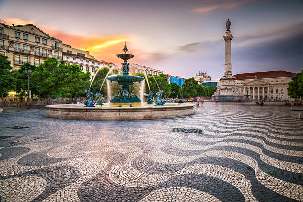 istock Lisbon, Portugal City Square 585073756
