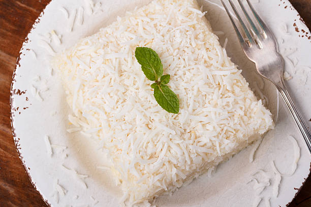 istock Brazilian traditional dessert: sweet couscous (tapioca) pudding 585078238