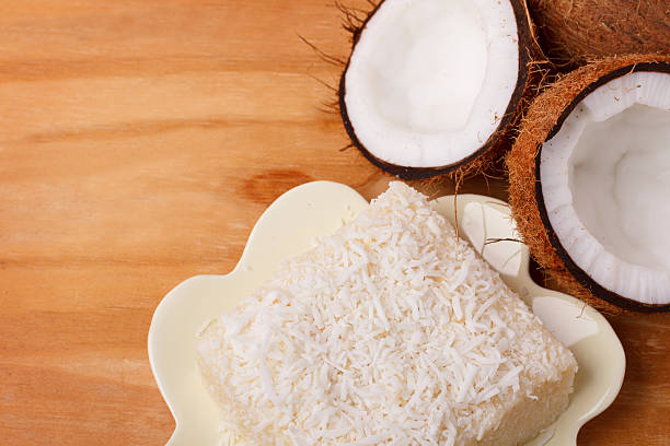 istock Brazilian traditional dessert: sweet couscous (tapioca) pudding 585078336