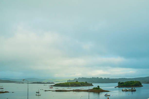 Breathtaking view of Glengarriff Bay, Co. Cork, Ireland. 