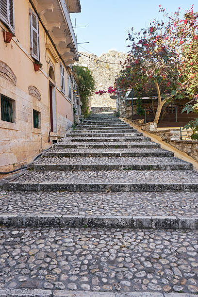 istock Street on Corfu, Greece 585079832
