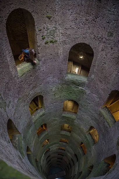 Photo of St. Patrick's Well, a historic well in Orvieto, Umbria