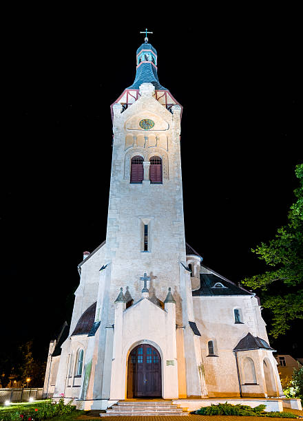 istock Lutheran church in Dubulti, Jurmala, Latvia. 585085014