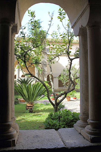 istock In the Cistercian cloister 585085592