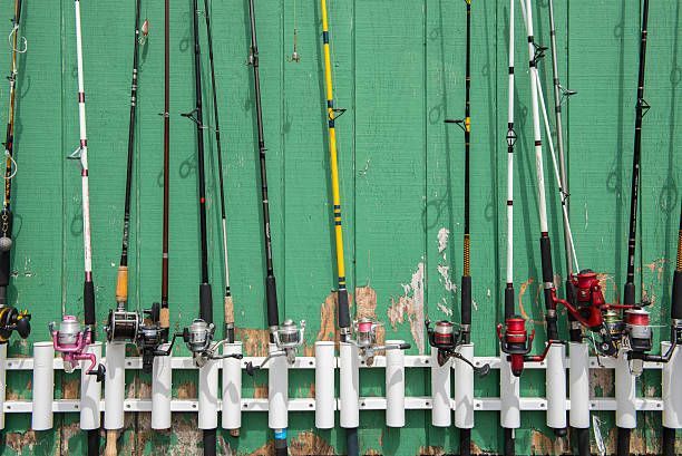 istock Fishing Poles In A Row 585088212