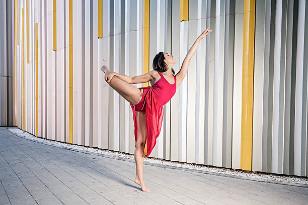 istock Ballerina performance in the city 585088832