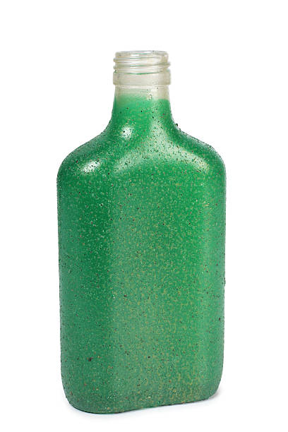 istock Glass flask of drink 585145632