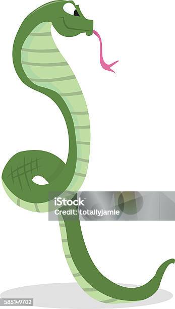 Cartoon Cobra Snake Stock Illustration - Download Image Now - Animal,  Cobra, Evil - iStock