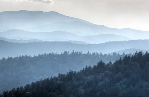 Photo of Layers of the Great Smoky Mountains.