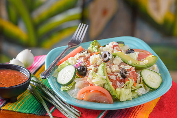 istock Traditional Mexican food salad 585150770