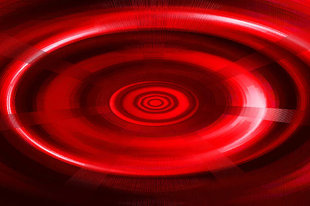 istock Radial convex shiny pettern - crimson. 585151944