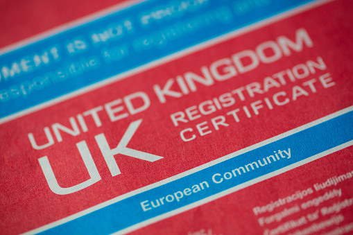 Uk Registration Certificate Stock Photo Download Image Now uk-registration-certificate-stock-photo-download-image-now