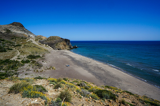 Playa de Barronal en el Parque Natural Cabo de Gata-Níjar, España photo