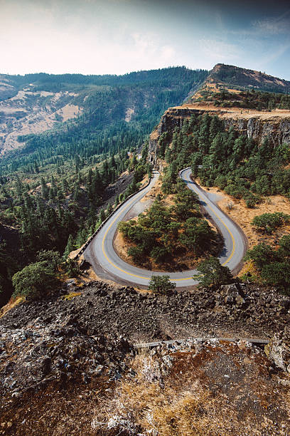 istock Rowena crest curve road in Oregon 585154780