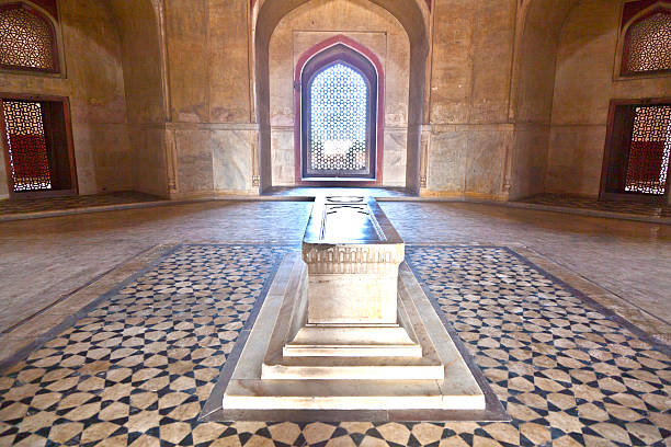 Taj Mahal in the blue sky