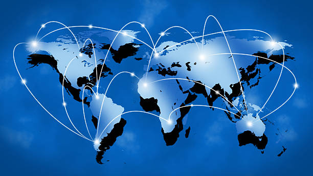 istock Internet or Business Concept of Global Network 585160380