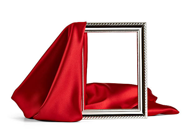 istock wooden frame and silk cover 585161746