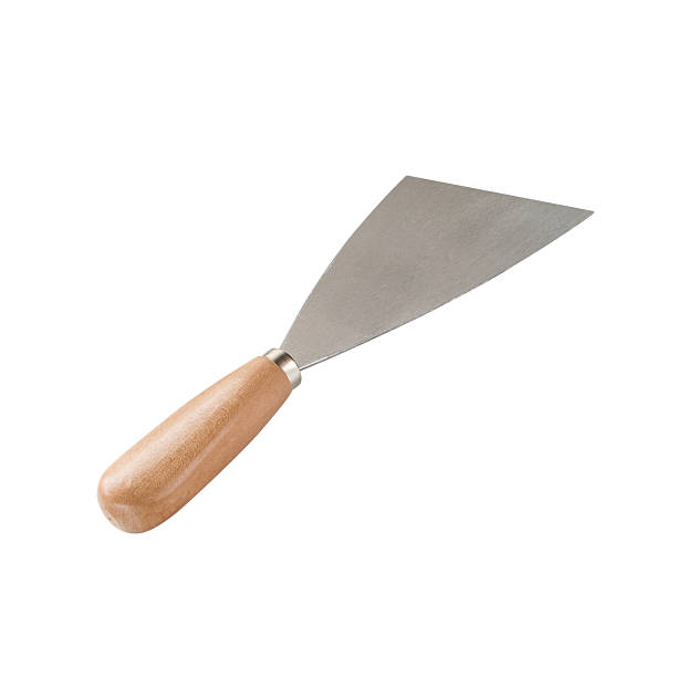 istock metal spatula isolated on a white background with clipping path 585164630